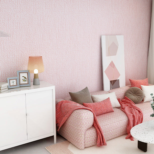 Contemporary Wall Plank Textureed Bathroom Living Room Roll Wall Panels Light Pink Clearhalo 'Flooring 'Home Improvement' 'home_improvement' 'home_improvement_wall_paneling' 'Wall Paneling' 'wall_paneling' 'Walls & Ceilings' Walls and Ceiling' 7319040