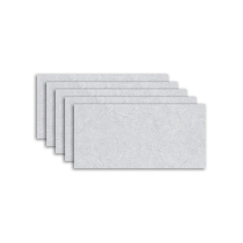 PVC Peel and Stick Backsplash Single Tile Waterproof Wallpaper Light Gray 5-Piece Set Clearhalo 'Flooring 'Home Improvement' 'home_improvement' 'home_improvement_peel_stick_blacksplash' 'Peel & Stick Backsplash Tile' 'peel_stick_blacksplash' 'Walls & Ceilings' Walls and Ceiling' 7319085