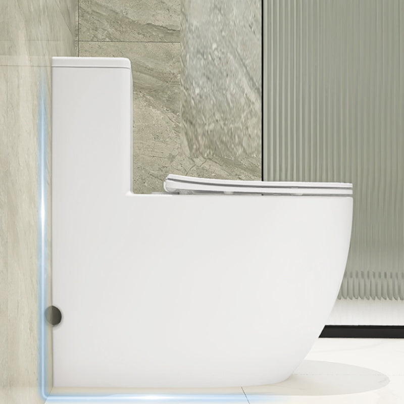 Contemporary Floor Mounted Toilet White Seat Included Urine Toilet for Bathroom 14" Clearhalo 'Bathroom Remodel & Bathroom Fixtures' 'Home Improvement' 'home_improvement' 'home_improvement_toilets' 'Toilets & Bidets' 'Toilets' 7319689
