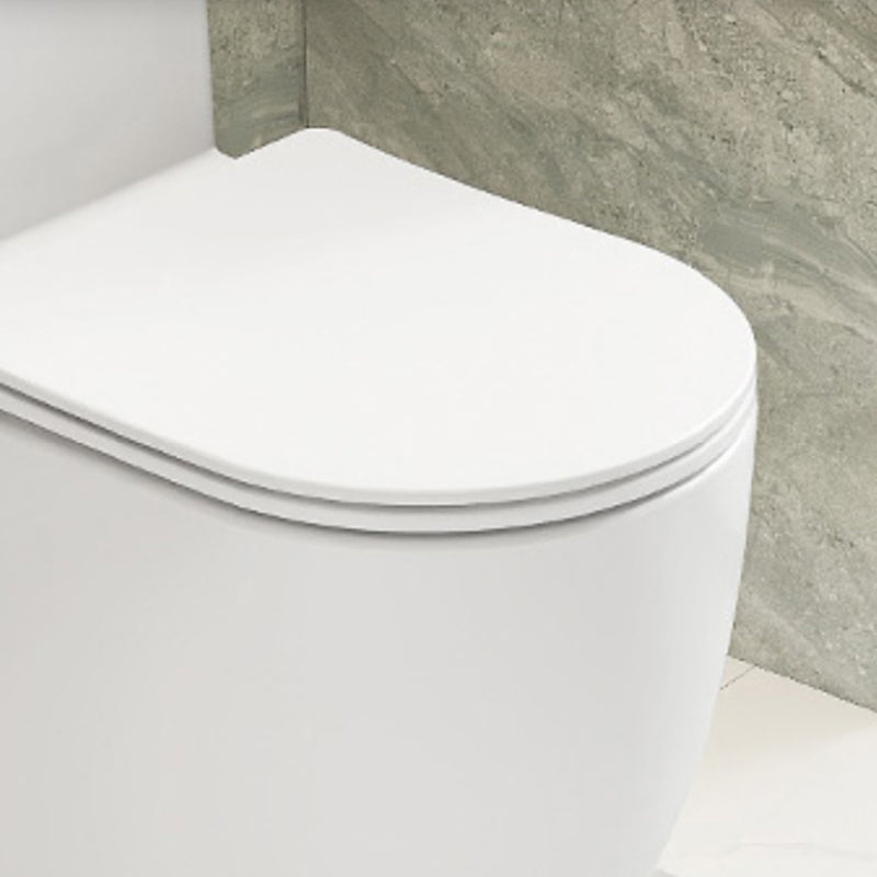 Contemporary Floor Mounted Toilet White Seat Included Urine Toilet for Bathroom Clearhalo 'Bathroom Remodel & Bathroom Fixtures' 'Home Improvement' 'home_improvement' 'home_improvement_toilets' 'Toilets & Bidets' 'Toilets' 7319693