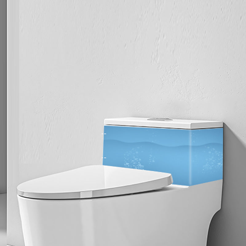 Modern Floor Mount Flush Toilet Ceramic Urine Toilet with Slow Close Seat for Bathroom Clearhalo 'Bathroom Remodel & Bathroom Fixtures' 'Home Improvement' 'home_improvement' 'home_improvement_toilets' 'Toilets & Bidets' 'Toilets' 7319706
