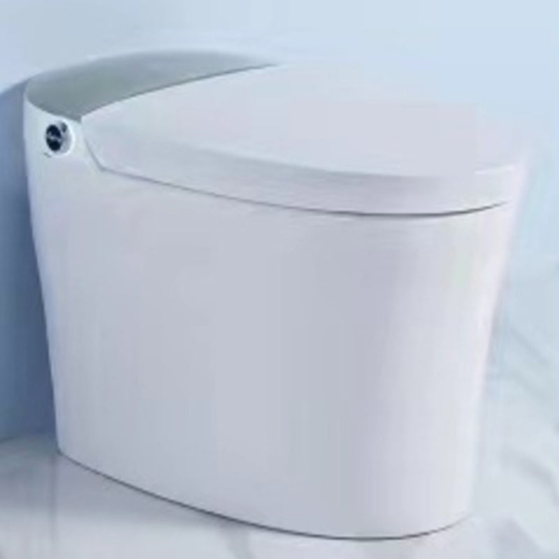 Contemporary Floor Mounted Flush Toilet Ceramic Siphon Jet Urine Toilet for Washroom Auto Flip (Upgrading) 12" Clearhalo 'Bathroom Remodel & Bathroom Fixtures' 'Home Improvement' 'home_improvement' 'home_improvement_toilets' 'Toilets & Bidets' 'Toilets' 7319724