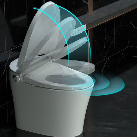 Contemporary Floor Mounted Flush Toilet Ceramic Siphon Jet Urine Toilet for Washroom Clearhalo 'Bathroom Remodel & Bathroom Fixtures' 'Home Improvement' 'home_improvement' 'home_improvement_toilets' 'Toilets & Bidets' 'Toilets' 7319726