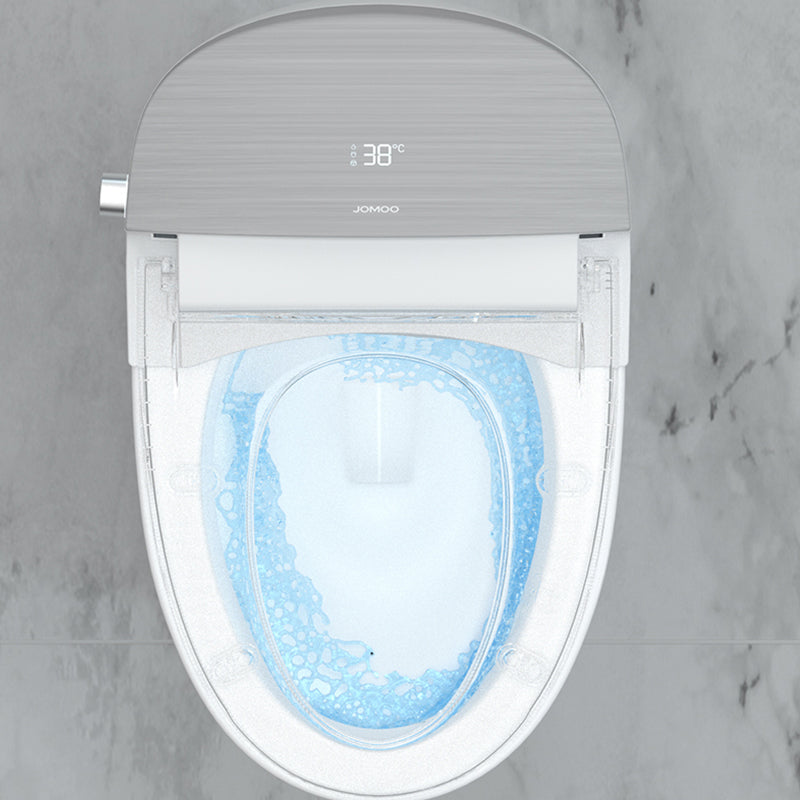 Contemporary Floor Mounted Flush Toilet Ceramic Siphon Jet Urine Toilet for Washroom Clearhalo 'Bathroom Remodel & Bathroom Fixtures' 'Home Improvement' 'home_improvement' 'home_improvement_toilets' 'Toilets & Bidets' 'Toilets' 7319727