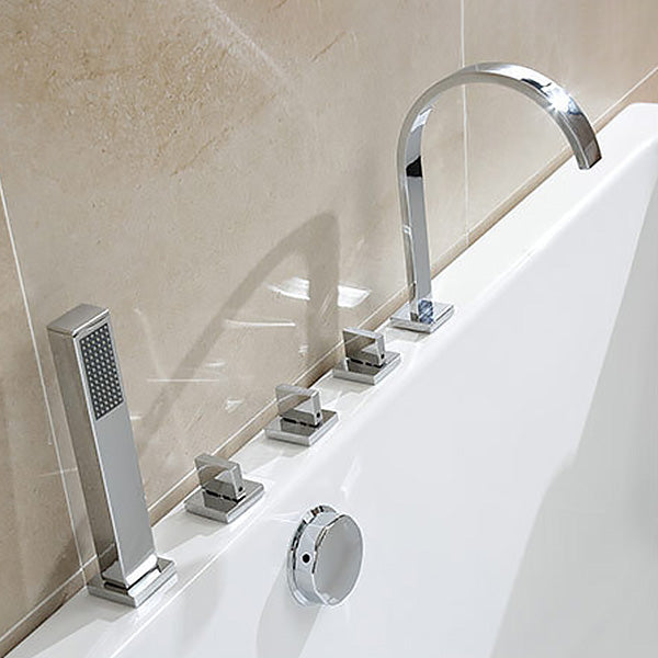 Back to Wall Soaking Bathtub Modern Rectangular Antique Finish Tub Clearhalo 'Bathroom Remodel & Bathroom Fixtures' 'Bathtubs' 'Home Improvement' 'home_improvement' 'home_improvement_bathtubs' 'Showers & Bathtubs' 7319755