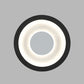 White and Black Circle Sconce Lighting Modernist LED Acrylic Wall Mounted Lamp for Living Room Clearhalo 'Cast Iron' 'Glass' 'Industrial' 'Modern wall lights' 'Modern' 'Tiffany' 'Traditional wall lights' 'Wall Lamps & Sconces' 'Wall Lights' Lighting' 731988