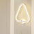 White Triangle Frame Wall Mount Light Modernism LED Acrylic Wall Lamp Sconce for Balcony White Clearhalo 'Modern wall lights' 'Modern' 'Wall Lamps & Sconces' 'Wall Lights' Lighting' 732029
