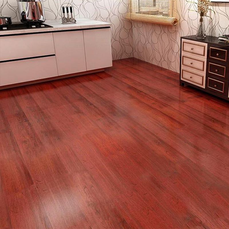 Rectangle PVC Flooring Smooth Peel and Stick Wood Look Vinyl Flooring Red Brown Clearhalo 'Flooring 'Home Improvement' 'home_improvement' 'home_improvement_vinyl_flooring' 'Vinyl Flooring' 'vinyl_flooring' Walls and Ceiling' 7320378