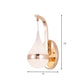 Acrylic Waterdrop Wall Light Fixture Modernism LED Wall Sconce Lamp with Gold Backplate Clearhalo 'Cast Iron' 'Glass' 'Industrial' 'Modern wall lights' 'Modern' 'Tiffany' 'Traditional wall lights' 'Wall Lamps & Sconces' 'Wall Lights' Lighting' 732073