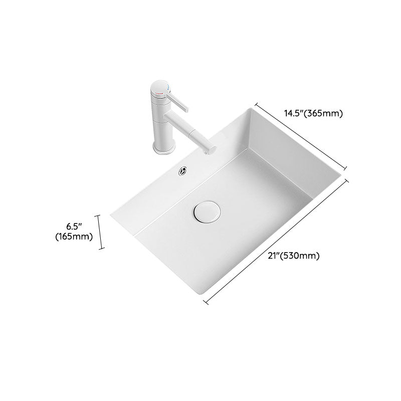 Modern Undermount Bathroom Sink Porcelain with Overflow and Faucet Basin Sink Clearhalo 'Bathroom Remodel & Bathroom Fixtures' 'Bathroom Sinks & Faucet Components' 'Bathroom Sinks' 'bathroom_sink' 'Home Improvement' 'home_improvement' 'home_improvement_bathroom_sink' 7321002