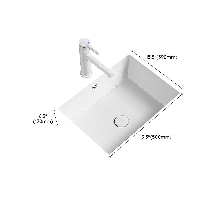 Modern Undermount Bathroom Sink Porcelain with Overflow and Faucet Basin Sink Clearhalo 'Bathroom Remodel & Bathroom Fixtures' 'Bathroom Sinks & Faucet Components' 'Bathroom Sinks' 'bathroom_sink' 'Home Improvement' 'home_improvement' 'home_improvement_bathroom_sink' 7321003