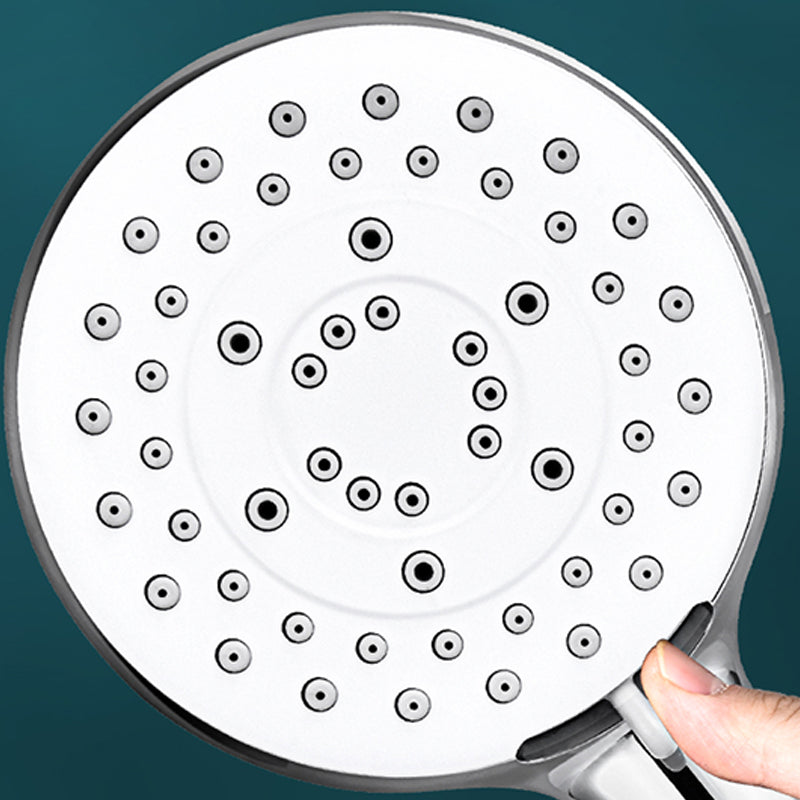 Modern Round Hand Shower 3 Sprays Pattern Wall-Mount Hand Shower Clearhalo 'Bathroom Remodel & Bathroom Fixtures' 'Home Improvement' 'home_improvement' 'home_improvement_shower_heads' 'Shower Heads' 'shower_heads' 'Showers & Bathtubs Plumbing' 'Showers & Bathtubs' 7321148