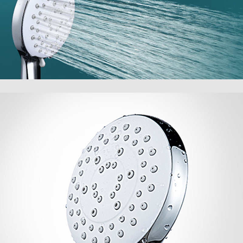 Modern Round Hand Shower 3 Sprays Pattern Wall-Mount Hand Shower Clearhalo 'Bathroom Remodel & Bathroom Fixtures' 'Home Improvement' 'home_improvement' 'home_improvement_shower_heads' 'Shower Heads' 'shower_heads' 'Showers & Bathtubs Plumbing' 'Showers & Bathtubs' 7321152