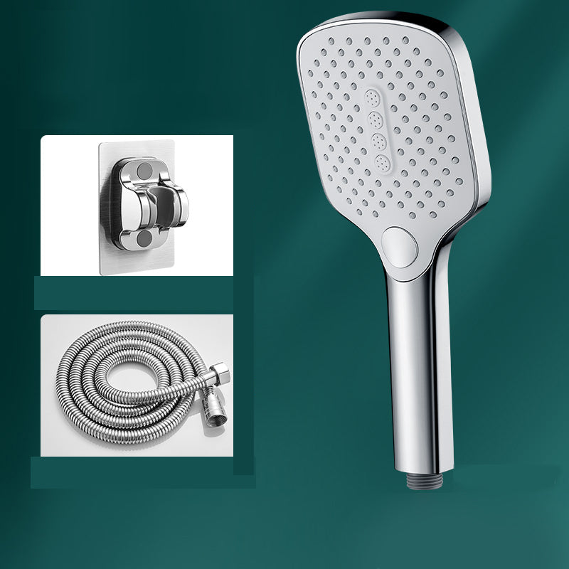 Contemporary Rectangular Hand Shower 3 Sprays Wall-Mount Hand Shower ...