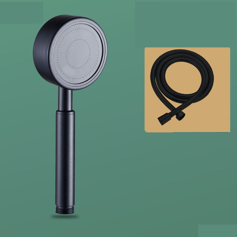 Modern Stainless Steel Hand Shower Standard Spray Pattern Wall-Mount Hand Shower Black Shower Head with Hose Clearhalo 'Bathroom Remodel & Bathroom Fixtures' 'Home Improvement' 'home_improvement' 'home_improvement_shower_heads' 'Shower Heads' 'shower_heads' 'Showers & Bathtubs Plumbing' 'Showers & Bathtubs' 7321183