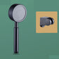 Modern Stainless Steel Hand Shower Standard Spray Pattern Wall-Mount Hand Shower Black Shower Head with Wall Pedestal Hose not included Clearhalo 'Bathroom Remodel & Bathroom Fixtures' 'Home Improvement' 'home_improvement' 'home_improvement_shower_heads' 'Shower Heads' 'shower_heads' 'Showers & Bathtubs Plumbing' 'Showers & Bathtubs' 7321186