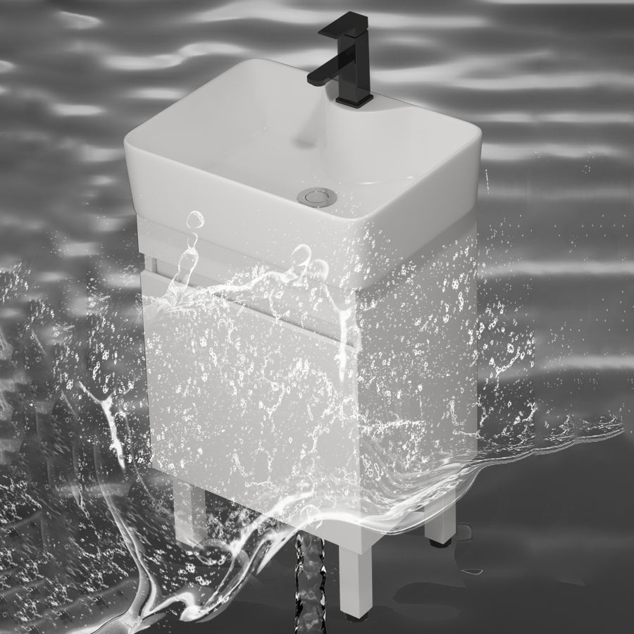 Freestanding Bathroom Vanity Set Modern Faucet Included Bathroom Sink Vanity Clearhalo 'Bathroom Remodel & Bathroom Fixtures' 'Bathroom Vanities' 'bathroom_vanities' 'Home Improvement' 'home_improvement' 'home_improvement_bathroom_vanities' 7321945