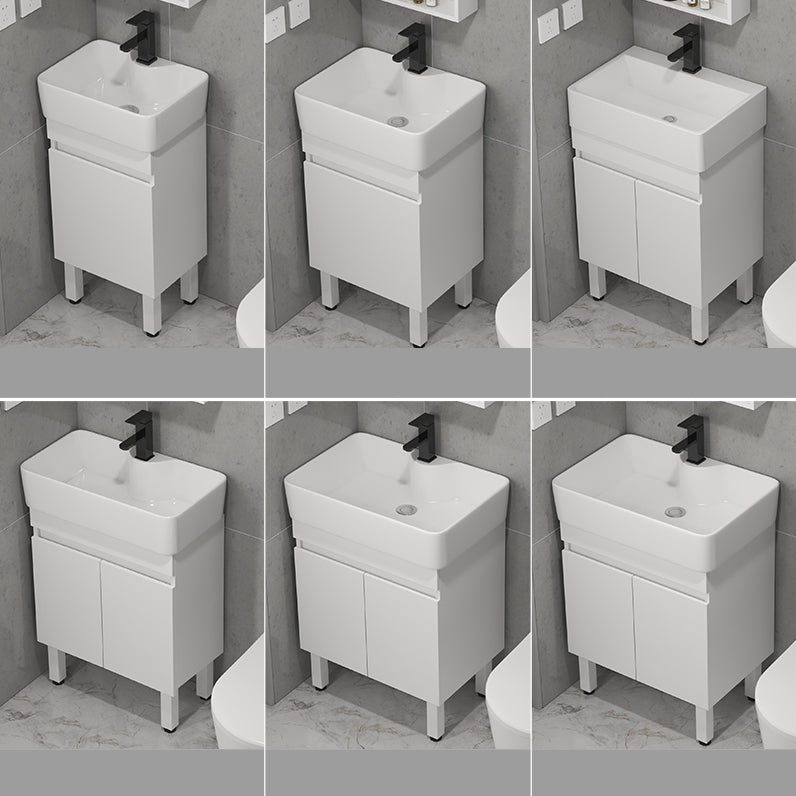 Freestanding Bathroom Vanity Set Modern Faucet Included Bathroom Sink Vanity Clearhalo 'Bathroom Remodel & Bathroom Fixtures' 'Bathroom Vanities' 'bathroom_vanities' 'Home Improvement' 'home_improvement' 'home_improvement_bathroom_vanities' 7321954