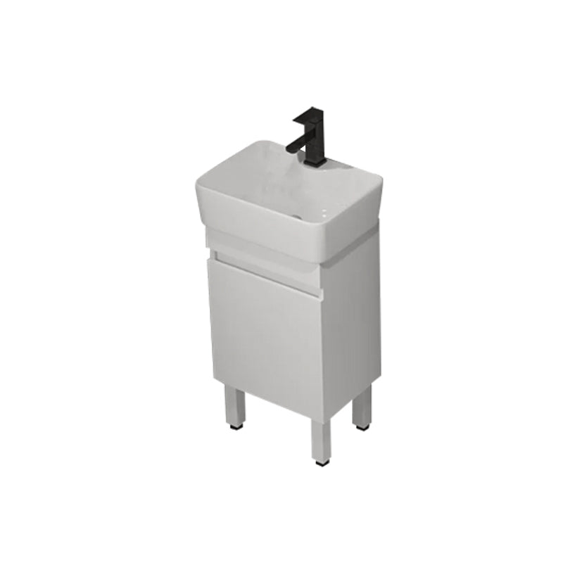 Freestanding Bathroom Vanity Set Modern Faucet Included Bathroom Sink Vanity Vanity & Faucet 15.7"L x 11.8"W x 33.5"H Clearhalo 'Bathroom Remodel & Bathroom Fixtures' 'Bathroom Vanities' 'bathroom_vanities' 'Home Improvement' 'home_improvement' 'home_improvement_bathroom_vanities' 7321955