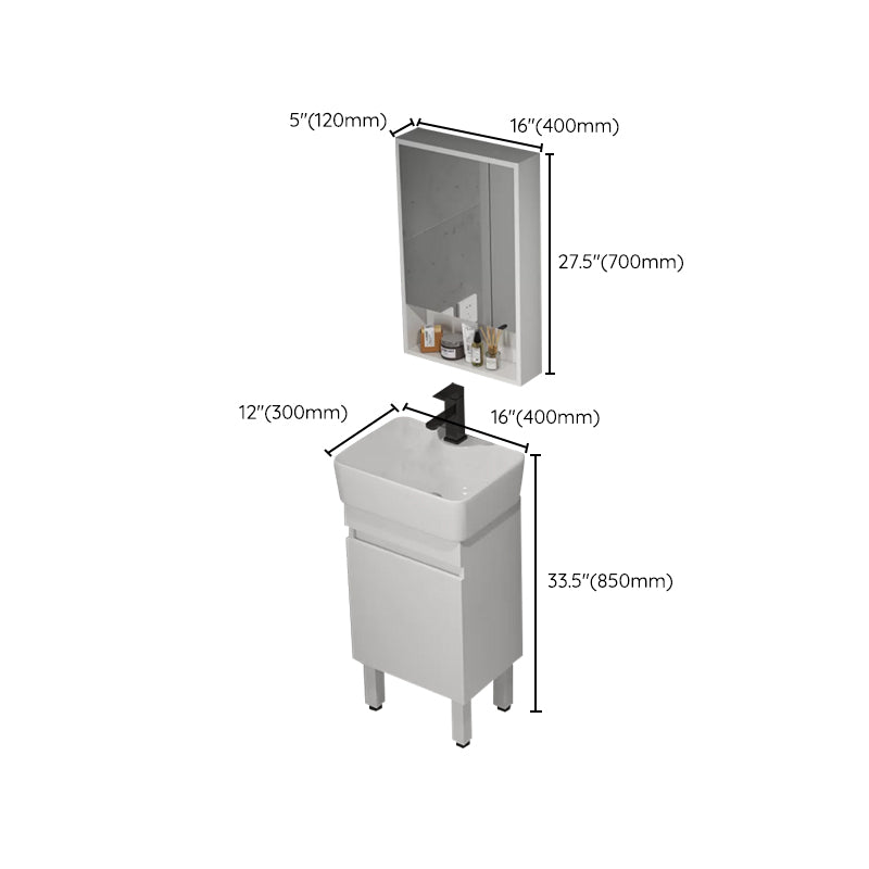 Freestanding Bathroom Vanity Set Modern Faucet Included Bathroom Sink Vanity Clearhalo 'Bathroom Remodel & Bathroom Fixtures' 'Bathroom Vanities' 'bathroom_vanities' 'Home Improvement' 'home_improvement' 'home_improvement_bathroom_vanities' 7321972