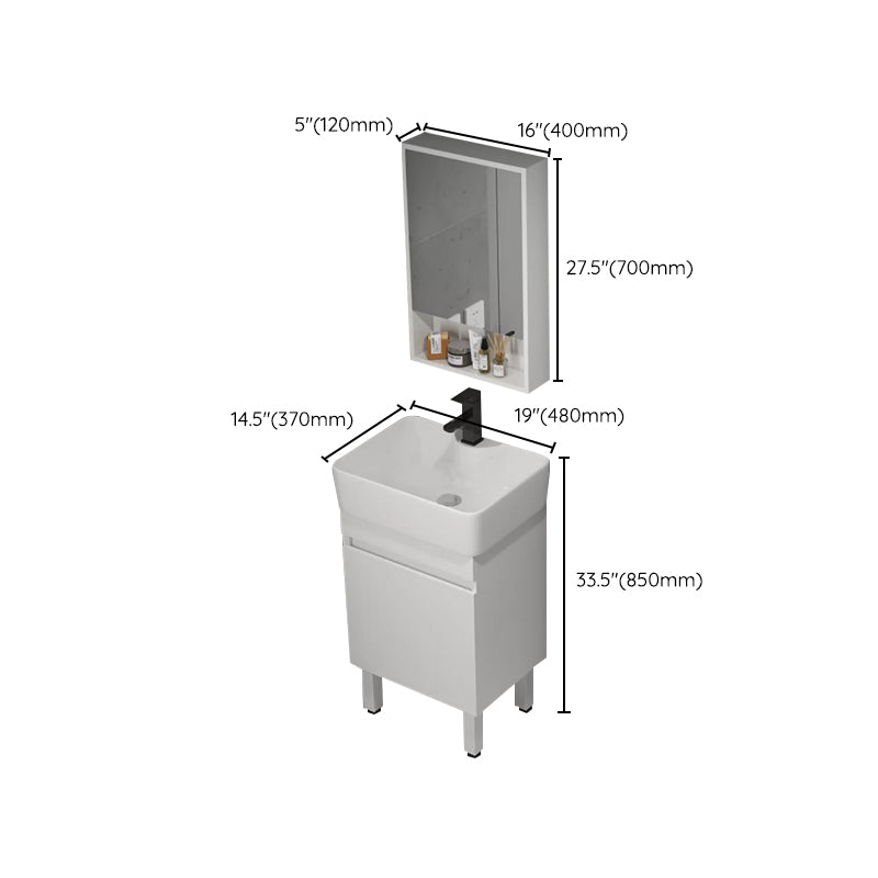 Freestanding Bathroom Vanity Set Modern Faucet Included Bathroom Sink Vanity Clearhalo 'Bathroom Remodel & Bathroom Fixtures' 'Bathroom Vanities' 'bathroom_vanities' 'Home Improvement' 'home_improvement' 'home_improvement_bathroom_vanities' 7321973