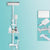Shower Set Wall Mounted Lever Handle Shower Hose Handshower Square Shower Set White Temperature Control Digital Display Not Included Clearhalo 'Bathroom Remodel & Bathroom Fixtures' 'Home Improvement' 'home_improvement' 'home_improvement_shower_faucets' 'Shower Faucets & Systems' 'shower_faucets' 'Showers & Bathtubs Plumbing' 'Showers & Bathtubs' 7322886