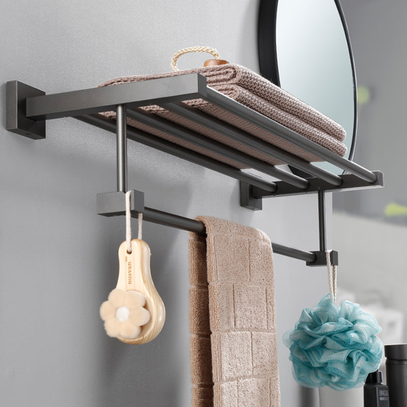 Contemporary Bathroom Accessory As Individual Or As a Set in Grey Metal ...