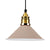 1 Bulb Pendant Light Modern Stylish Conic Shade Metal Hanging Lamp in Black/Grey/White for Dining Room Brown Clearhalo 'Ceiling Lights' 'Modern Pendants' 'Modern' 'Pendant Lights' 'Pendants' Lighting' 73229