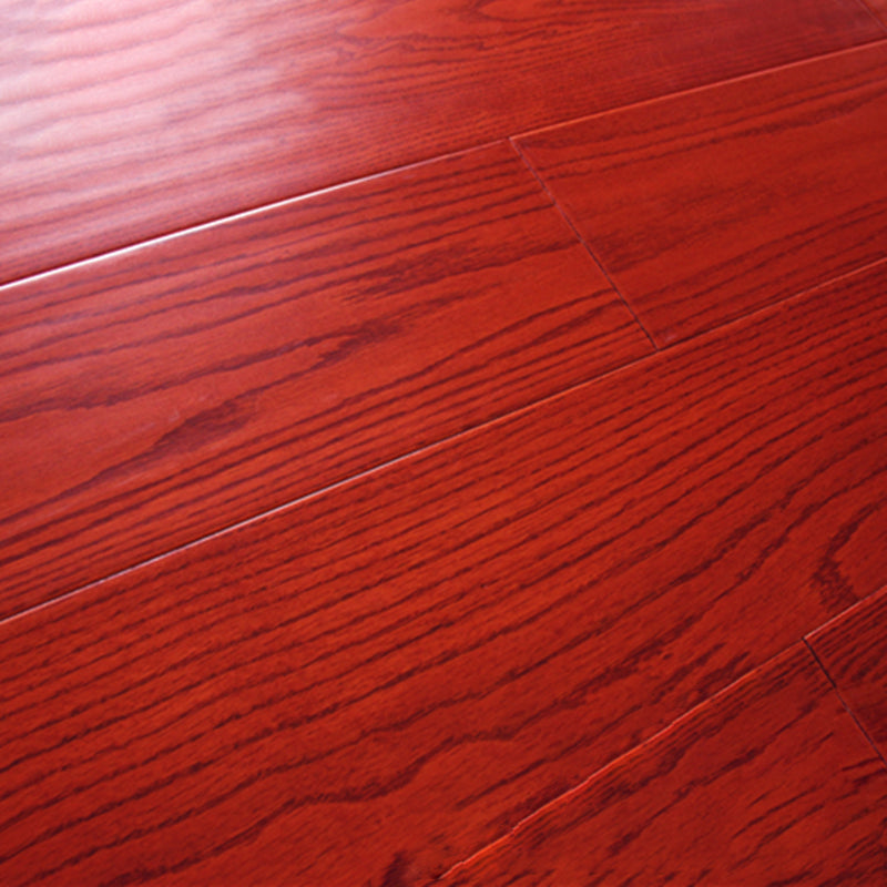 Rectangle Laminate Floor Waterproof Scratch Resistant Wooden Effect Laminate Floor Red Brown Clearhalo 'Flooring 'Home Improvement' 'home_improvement' 'home_improvement_laminate_flooring' 'Laminate Flooring' 'laminate_flooring' Walls and Ceiling' 7323853