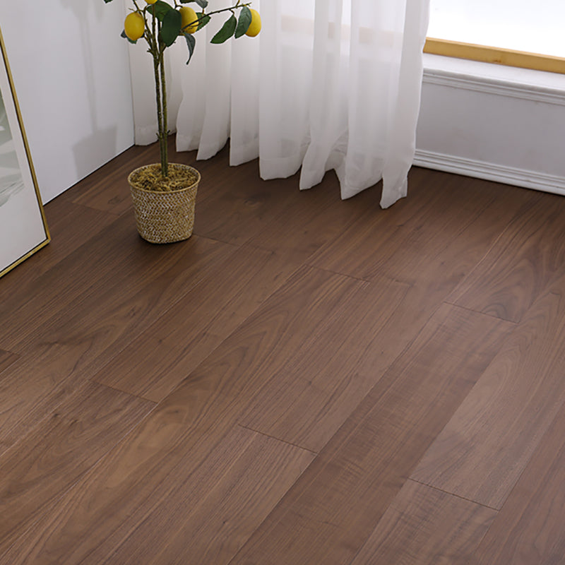 Rectangle Laminate Floor Scratch Resistant Wooden Effect Laminate Floor 48"L x 6"W x 1"H Brown Black Clearhalo 'Flooring 'Home Improvement' 'home_improvement' 'home_improvement_laminate_flooring' 'Laminate Flooring' 'laminate_flooring' Walls and Ceiling' 7323878