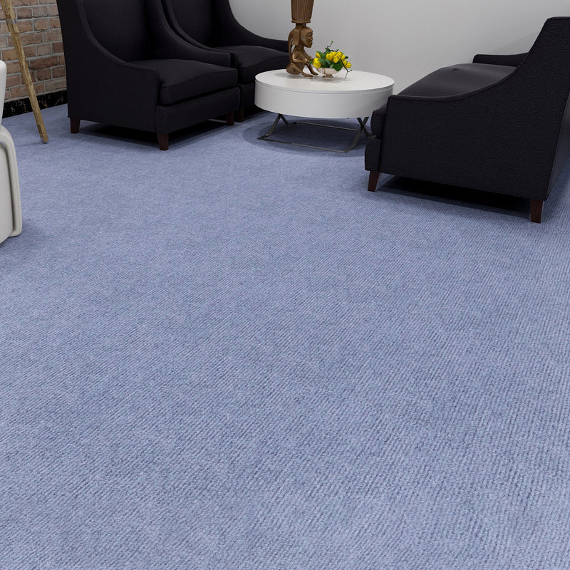 Carpet Tile Non-Skid Fade Resistant Solid Color Self-Stick Peel and Stick Carpet Tiles Dark Blue Clearhalo 'Carpet Tiles & Carpet Squares' 'carpet_tiles_carpet_squares' 'Flooring 'Home Improvement' 'home_improvement' 'home_improvement_carpet_tiles_carpet_squares' Walls and Ceiling' 7323907