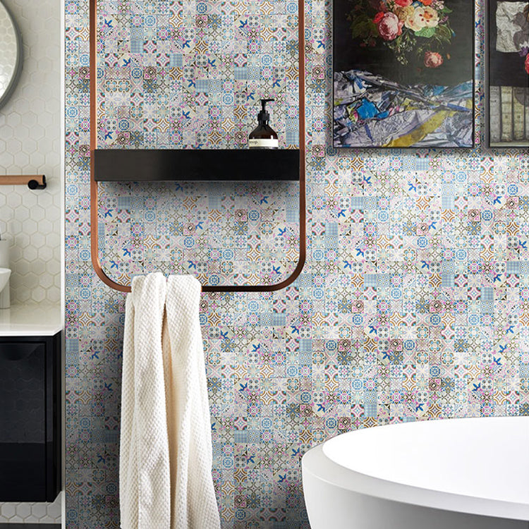 Modern Plastic Peel & Stick Waterproof Peel & Stick Subway Tile Purple 10-Piece Set Clearhalo 'Flooring 'Home Improvement' 'home_improvement' 'home_improvement_peel_stick_blacksplash' 'Peel & Stick Backsplash Tile' 'peel_stick_blacksplash' 'Walls & Ceilings' Walls and Ceiling' 7324035