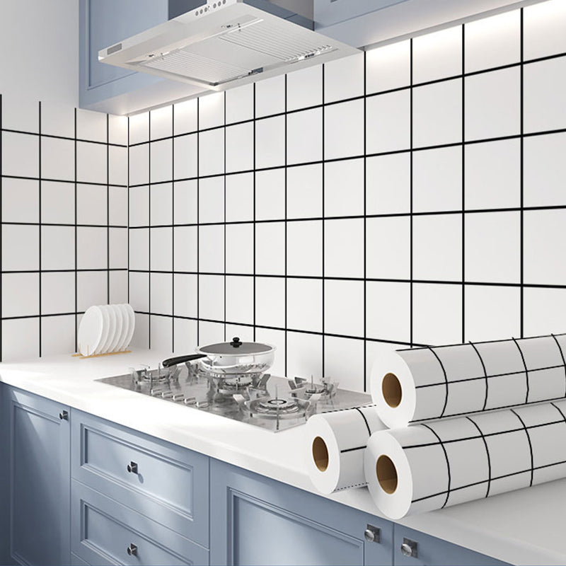 Square Mosaic Peel & Stick Tile Stain Resistant Kitchen Backsplash Tiles Cream Clearhalo 'Flooring 'Home Improvement' 'home_improvement' 'home_improvement_peel_stick_blacksplash' 'Peel & Stick Backsplash Tile' 'peel_stick_blacksplash' 'Walls & Ceilings' Walls and Ceiling' 7324052