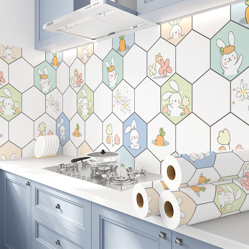 Square Mosaic Peel & Stick Tile Stain Resistant Kitchen Backsplash Tiles Sky Blue 197"L x 24"W Clearhalo 'Flooring 'Home Improvement' 'home_improvement' 'home_improvement_peel_stick_blacksplash' 'Peel & Stick Backsplash Tile' 'peel_stick_blacksplash' 'Walls & Ceilings' Walls and Ceiling' 7324054