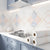 Square Mosaic Peel & Stick Tile Stain Resistant Kitchen Backsplash Tiles Beige-Blue 197"L x 24"W Clearhalo 'Flooring 'Home Improvement' 'home_improvement' 'home_improvement_peel_stick_blacksplash' 'Peel & Stick Backsplash Tile' 'peel_stick_blacksplash' 'Walls & Ceilings' Walls and Ceiling' 7324056