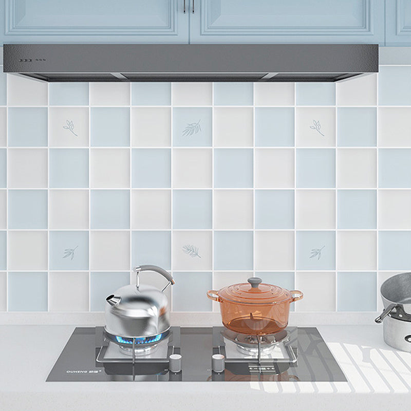 Square Mosaic Peel & Stick Tile Stain Resistant Kitchen Backsplash Tiles Clearhalo 'Flooring 'Home Improvement' 'home_improvement' 'home_improvement_peel_stick_blacksplash' 'Peel & Stick Backsplash Tile' 'peel_stick_blacksplash' 'Walls & Ceilings' Walls and Ceiling' 7324057