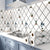 Square Mosaic Peel & Stick Tile Stain Resistant Kitchen Backsplash Tiles Black White 79"L x 24"W Clearhalo 'Flooring 'Home Improvement' 'home_improvement' 'home_improvement_peel_stick_blacksplash' 'Peel & Stick Backsplash Tile' 'peel_stick_blacksplash' 'Walls & Ceilings' Walls and Ceiling' 7324065
