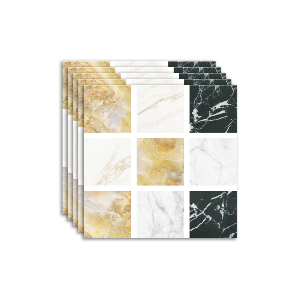 Square Mosaic Peel & Stick Tile Water-resistant Kitchen Backsplash Tiles Light Brown Clearhalo 'Flooring 'Home Improvement' 'home_improvement' 'home_improvement_peel_stick_blacksplash' 'Peel & Stick Backsplash Tile' 'peel_stick_blacksplash' 'Walls & Ceilings' Walls and Ceiling' 7324089