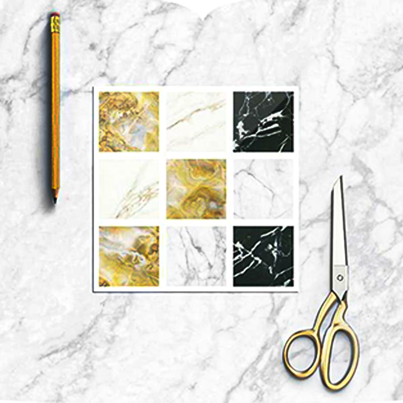Square Mosaic Peel & Stick Tile Water-resistant Kitchen Backsplash Tiles Clearhalo 'Flooring 'Home Improvement' 'home_improvement' 'home_improvement_peel_stick_blacksplash' 'Peel & Stick Backsplash Tile' 'peel_stick_blacksplash' 'Walls & Ceilings' Walls and Ceiling' 7324100