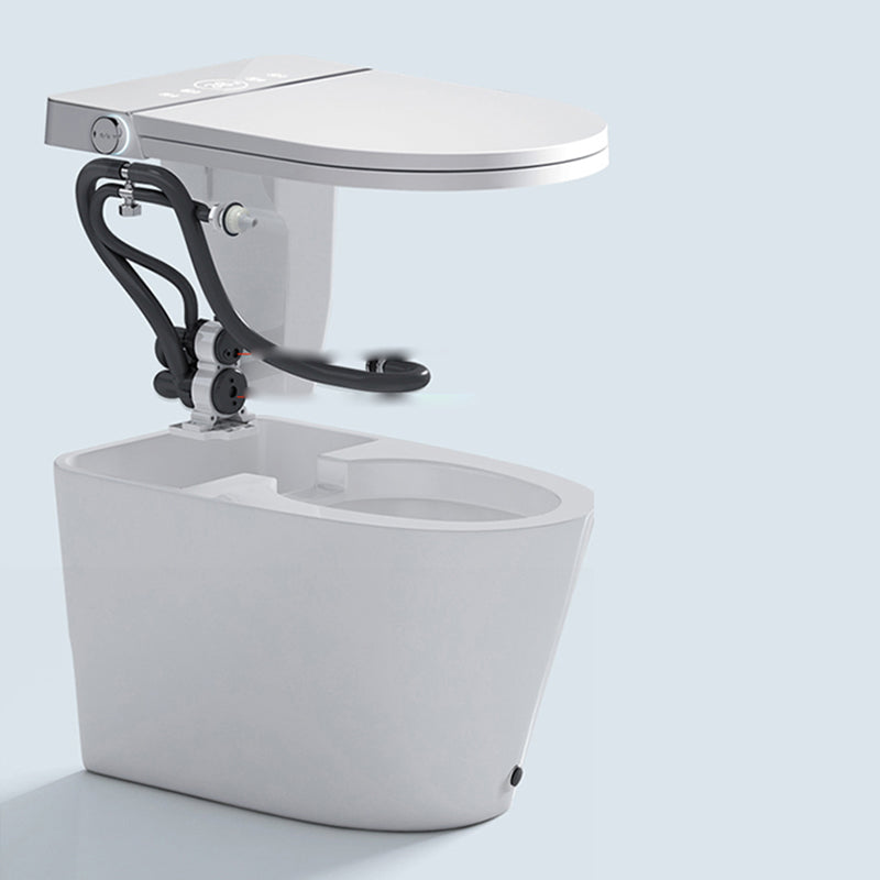 Contemporary Floor Mounted Toilet Heated Seat Included Urine Toilet for Bathroom Clearhalo 'Bathroom Remodel & Bathroom Fixtures' 'Home Improvement' 'home_improvement' 'home_improvement_toilets' 'Toilets & Bidets' 'Toilets' 7324397
