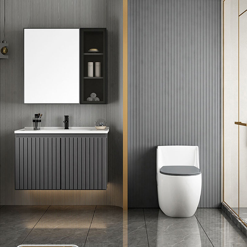 Modern Floor Mounted Flush Toilet Ceramic Siphon Jet Urine Toilet for Bathroom Clearhalo 'Bathroom Remodel & Bathroom Fixtures' 'Home Improvement' 'home_improvement' 'home_improvement_toilets' 'Toilets & Bidets' 'Toilets' 7324407