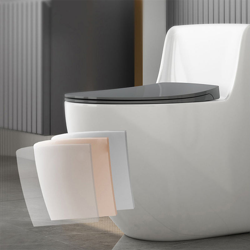 Modern Floor Mounted Flush Toilet Ceramic Siphon Jet Urine Toilet for Bathroom Clearhalo 'Bathroom Remodel & Bathroom Fixtures' 'Home Improvement' 'home_improvement' 'home_improvement_toilets' 'Toilets & Bidets' 'Toilets' 7324412