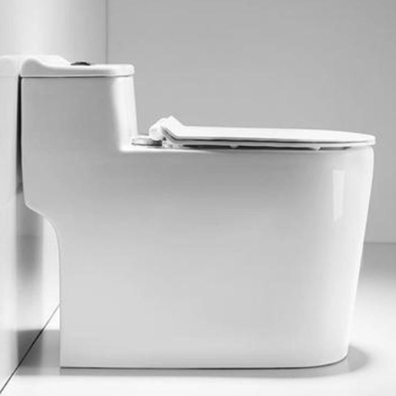 Traditional Floor Mounted Flush Toilet Ceramic Siphon Jet Urine Toilet for Bathroom 15"L x 27"W x 24"H White 14" Clearhalo 'Bathroom Remodel & Bathroom Fixtures' 'Home Improvement' 'home_improvement' 'home_improvement_toilets' 'Toilets & Bidets' 'Toilets' 7324422