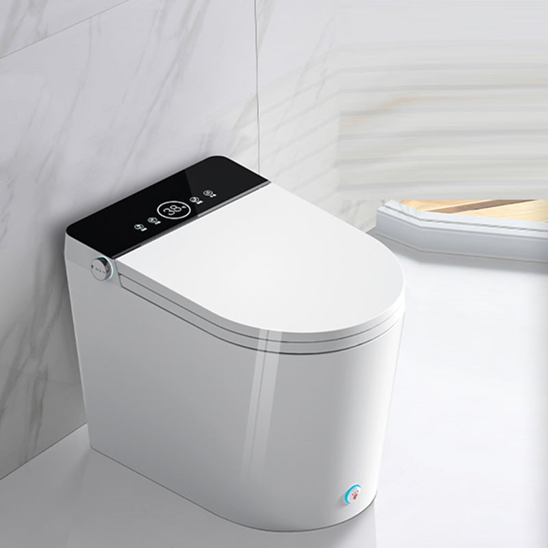 Siphon Jet Porcelain Urine Toilet Floor Mounted Modern Flush Toilet White Black Clearhalo 'Bathroom Remodel & Bathroom Fixtures' 'Home Improvement' 'home_improvement' 'home_improvement_toilets' 'Toilets & Bidets' 'Toilets' 7324433