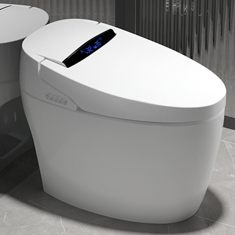 Contemporary Floor Mount Toilet Heated Seat Included Urine Toilet for Bathroom 16"L x 27"W x 22"H Clearhalo 'Bathroom Remodel & Bathroom Fixtures' 'Home Improvement' 'home_improvement' 'home_improvement_toilets' 'Toilets & Bidets' 'Toilets' 7324448
