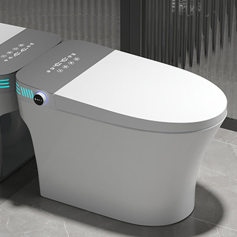 Contemporary Floor Mount Toilet Heated Seat Included Urine Toilet for Bathroom 16"L x 26"W x 19"H Clearhalo 'Bathroom Remodel & Bathroom Fixtures' 'Home Improvement' 'home_improvement' 'home_improvement_toilets' 'Toilets & Bidets' 'Toilets' 7324452