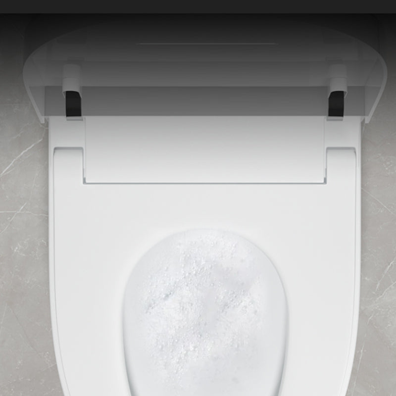 Contemporary Floor Mount Toilet Heated Seat Included Urine Toilet for Bathroom Clearhalo 'Bathroom Remodel & Bathroom Fixtures' 'Home Improvement' 'home_improvement' 'home_improvement_toilets' 'Toilets & Bidets' 'Toilets' 7324455