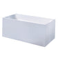 Antique Finish Bathtub Modern Rectangular Back to Wall Soaking Bath Tub Clearhalo 'Bathroom Remodel & Bathroom Fixtures' 'Bathtubs' 'Home Improvement' 'home_improvement' 'home_improvement_bathtubs' 'Showers & Bathtubs' 7324488