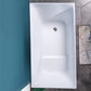 Antique Finish Bathtub Modern Rectangular Back to Wall Soaking Bath Tub Clearhalo 'Bathroom Remodel & Bathroom Fixtures' 'Bathtubs' 'Home Improvement' 'home_improvement' 'home_improvement_bathtubs' 'Showers & Bathtubs' 7324491