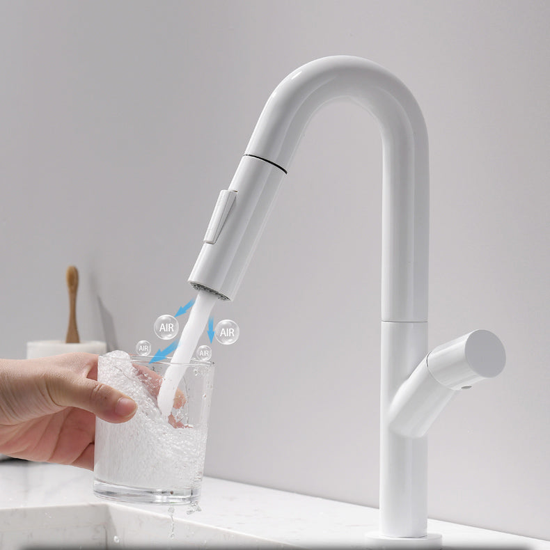 Industrial Wide Spread Bathroom Faucet Circular Lavatory Faucet Clearhalo 'Bathroom Remodel & Bathroom Fixtures' 'Bathroom Sink Faucets' 'Bathroom Sinks & Faucet Components' 'bathroom_sink_faucets' 'Home Improvement' 'home_improvement' 'home_improvement_bathroom_sink_faucets' 7325073